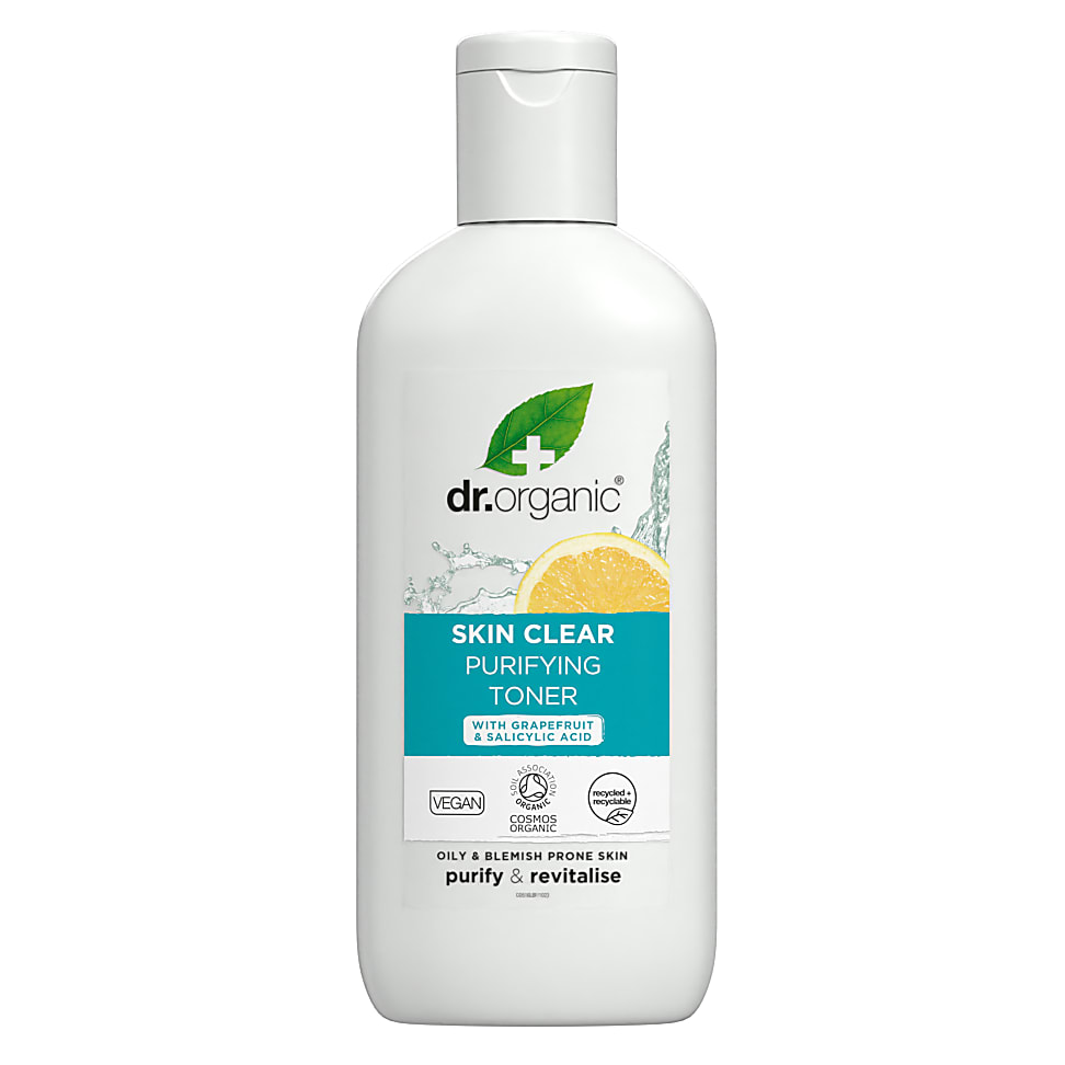 Dr Organic Skin Clear  Purifying Toner 200ml  - PACK OF 3 - New - Image 5