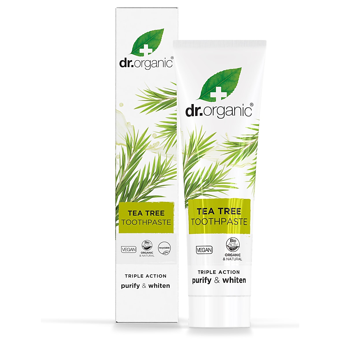 Photos - Toothpaste / Mouthwash Dr Organic Tea Tree Toothpaste DROTEATRETOOTH