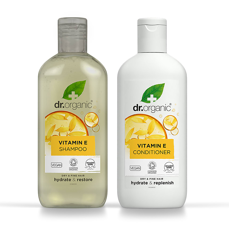 Dr Organic Vitamin E Shampoo & Conditioner Bundle