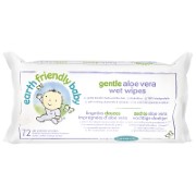 Earth Friendly Baby Gentle Aloe Vera Wipes