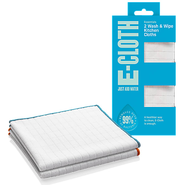 E-Cloth Wash & Wipe Dish Cloths - 2 count