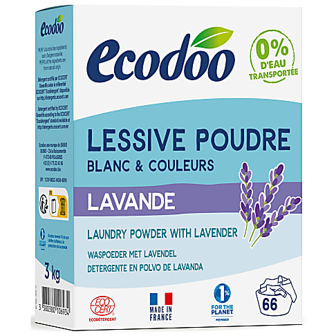 Ecodoo Laundry Powder with Lavender - 3kg