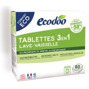 Ecodoo 3 in 1 Compact Dishwasher Tablets - 60