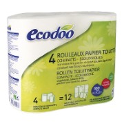 Ecodoo Compact Recycled Toilet Paper - 4 Pack