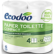 Ecodoo Compact Recycled Toilet Paper - 4 Pack