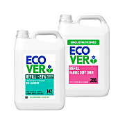 Ecover Concentrated Bio Laundry Liquid & Fabric Softener 5L Mixed Bundle