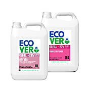 Ecover Fabric Softener & Wool and Silk Laundry Liquid 5L Mixed Bundle