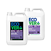 Ecover Laundry Liquid Colour & Black and Dark Laundry Liquid 5L Mixed Bundle