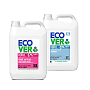 Ecover Fabric Softener & Non-Bio Laundry Liquid 5L Mixed Bundle