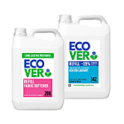 Ecover Fabric Softener & Concentrated Non-Bio Laundry Liquid 5L Mixed Bundle