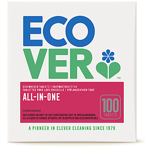 Ecover XL All In One Dishwasher Tablets (100)