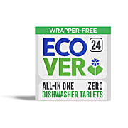 Ecover ZERO Wrapper Free All In One Dishwasher Tablets (24)