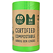 Eco Green Living Compostable Bin Liners - 40L