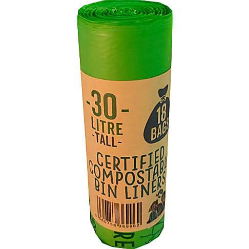 Eco Green Living Compostable Bin Liners - 30L