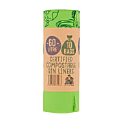 Eco Green Living Compostable Bin Liners - 60L