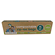 Eco Green Living Compostable Resealable Food Bags 2.5L