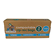 Eco Green Living Compostable Resealable Food Bags 0.5L
