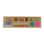 Eco Green Living Compostable Food & Freezer Bags 2L