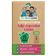 Eco Green Living Tulip Cupcake Cases - 75 pieces