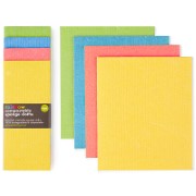 Eco Living Compostable Sponge Cleaning Cloths - Rainbow 4 pack