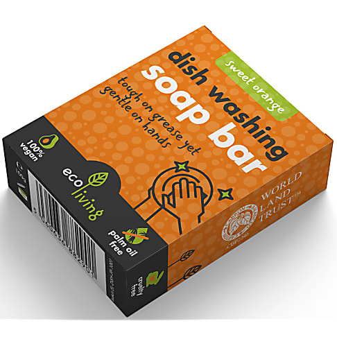 Eco Living Washing Up Soap Bar - Sweet Orange 100g