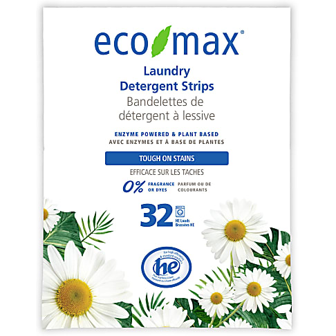 Eco-Max Laundry Detergent Strips - Fragrance Free