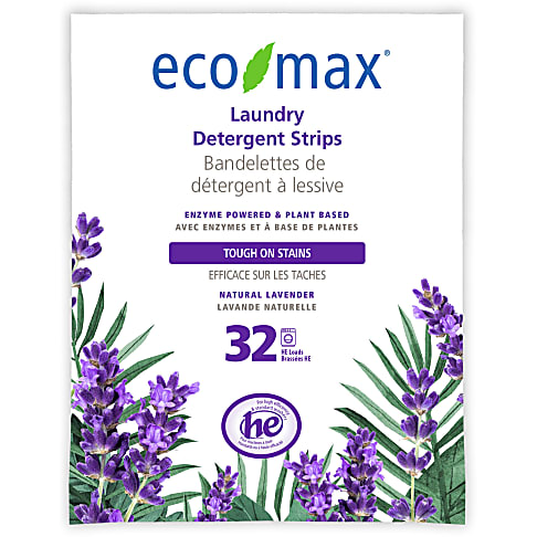 Eco-Max Laundry Detergent Strips - Lavender