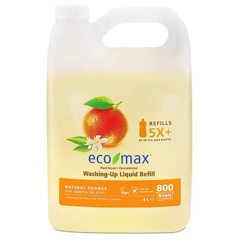 Eco-Max Washing-Up Liquid - Natural Orange 4L
