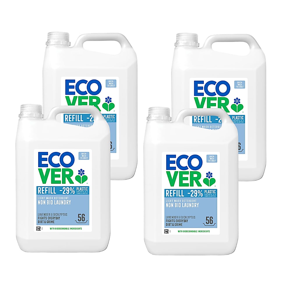 Ecover Non-Bio Laundry Liquid 5L Refill Bundle