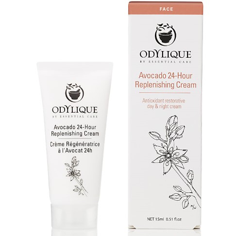 Odylique by Essential Care Avocado 24-Hour Replenishing Cream - 15ml Travel size