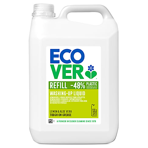 Ecover Washing Up Liquid with Lemon & Aloe Vera 5L