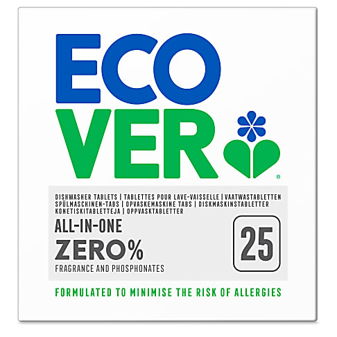 Ecover ZERO - All in One Dishwasher Tablets (25)