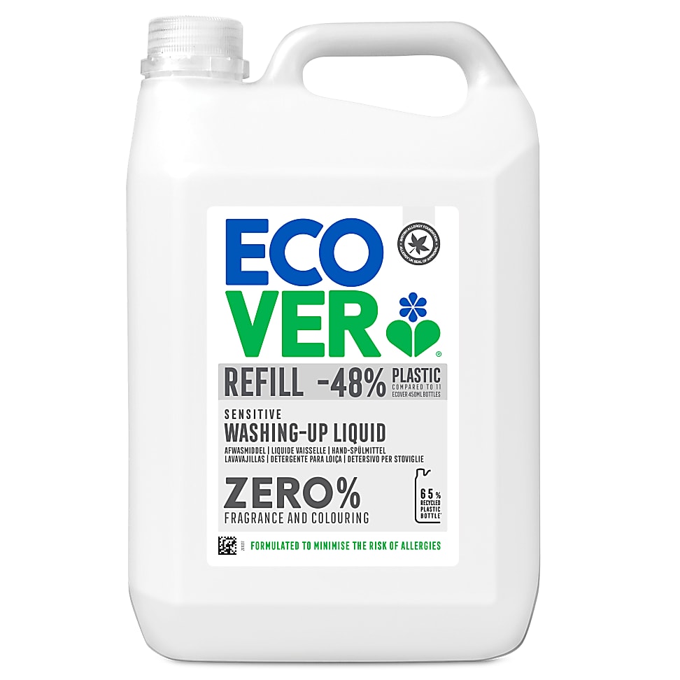 Ecover ZERO Washing Up Liquid 5L