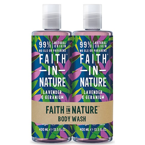Faith in Nature Lavender & Geranium Banded Body Wash