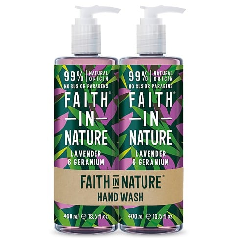 Faith in Nature Lavender & Geranium Banded Hand wash