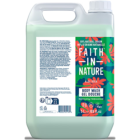Faith in Nature Aloe Vera Body Wash - 5L