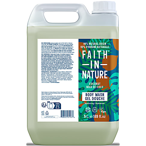 Faith in Nature Coconut Body Wash 5L