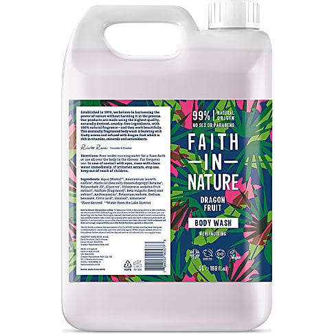 Faith in Nature Dragon Fruit Body Wash - 5L