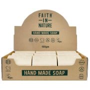 Faith in Nature Box of 18 Unwrapped Natural Hand Made Coconut Soaps
