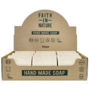 Faith in Nature Box of 18 Unwrapped Natural Hand Made Coconut Soaps