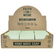 Faith in Nature Box of 18 Unwrapped Natural Hand Made Rosemary Soaps