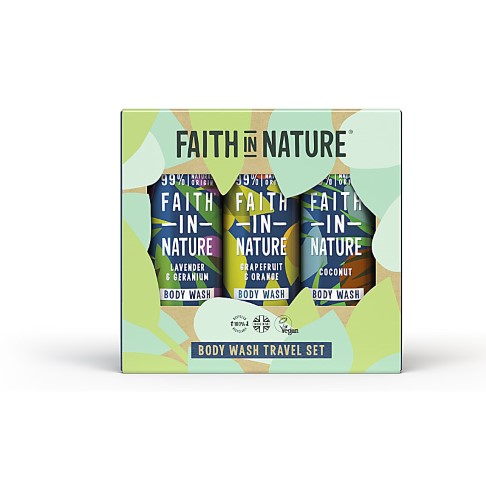 Faith in Nature Body Wash Travel Set