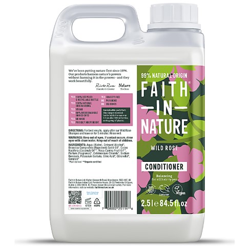 Faith in Nature Wild Rose Conditioner - 2.5L