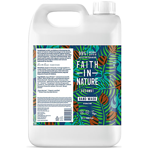 Faith in Nature Coconut Hand Wash 5L