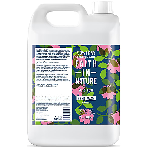 Faith in Nature Wild Rose Hand Wash 5L