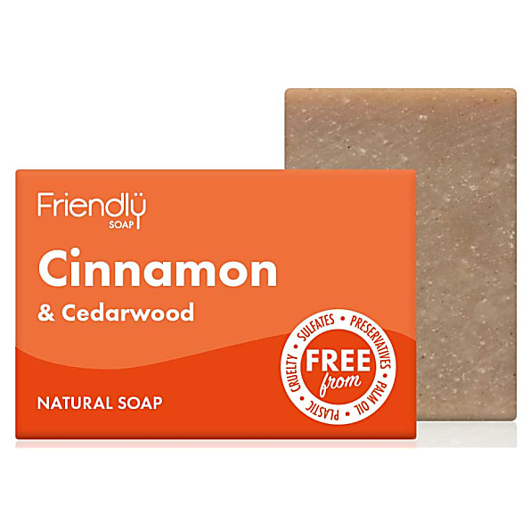 Photos - Soap / Hand Sanitiser Friendly Soap Cinnamon & Cedarwood Natural Soap FSBSCINCED
