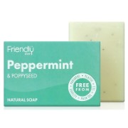Friendly Soap Bath Soap - Peppermint & Poppy seeds