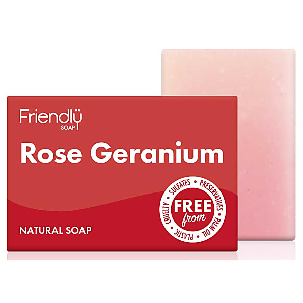 Photos - Soap / Hand Sanitiser Friendly Soap Rose Geranium Natural Soap FSBSROSEGER