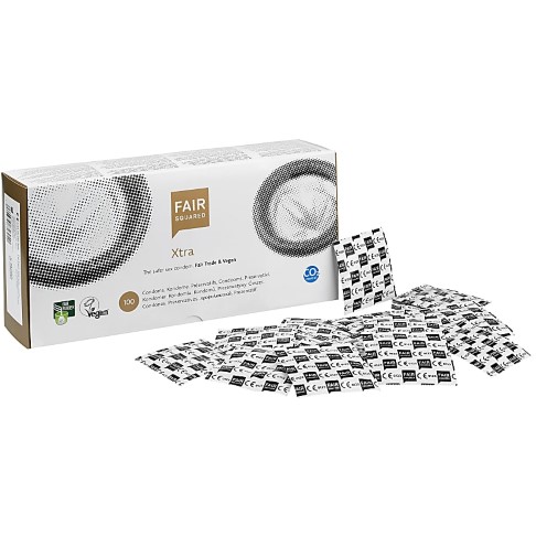 Fair Squared Xtra Condoms - 100 pack