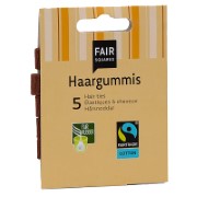 Fair Squared Hair Ties - brown